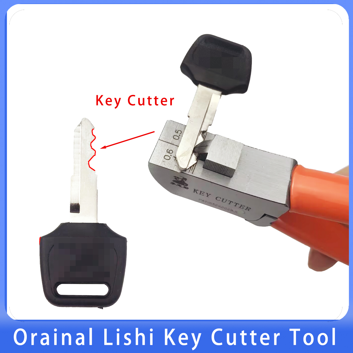Chất lượng cao thợ khóa lishi Key Cutter cho Key khoảng trống cắt Thợ Khóa Công Cụ Key kẹp Auto Key cắt máy thợ khóa công cụ