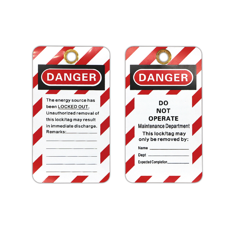 Safety Tagout Pvc Danger Do Not Operate Tag Lockout Non Removable Property Signature Caution Loto Notice Note. 