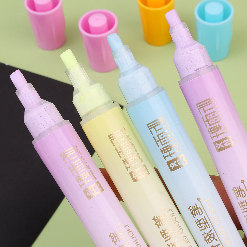 Candy Color Glue Pen Quick-Drying Manual Dispensing Pen Solid Glue Stick Student Handbook Diy High Viscosity Glue Office