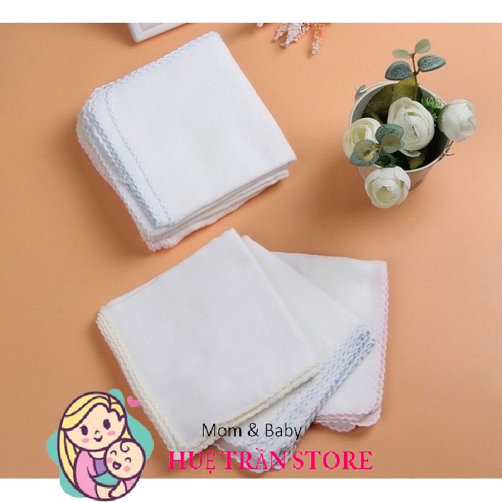 Sét 10 khăn xô sữa 2 lớp xuất Nhật