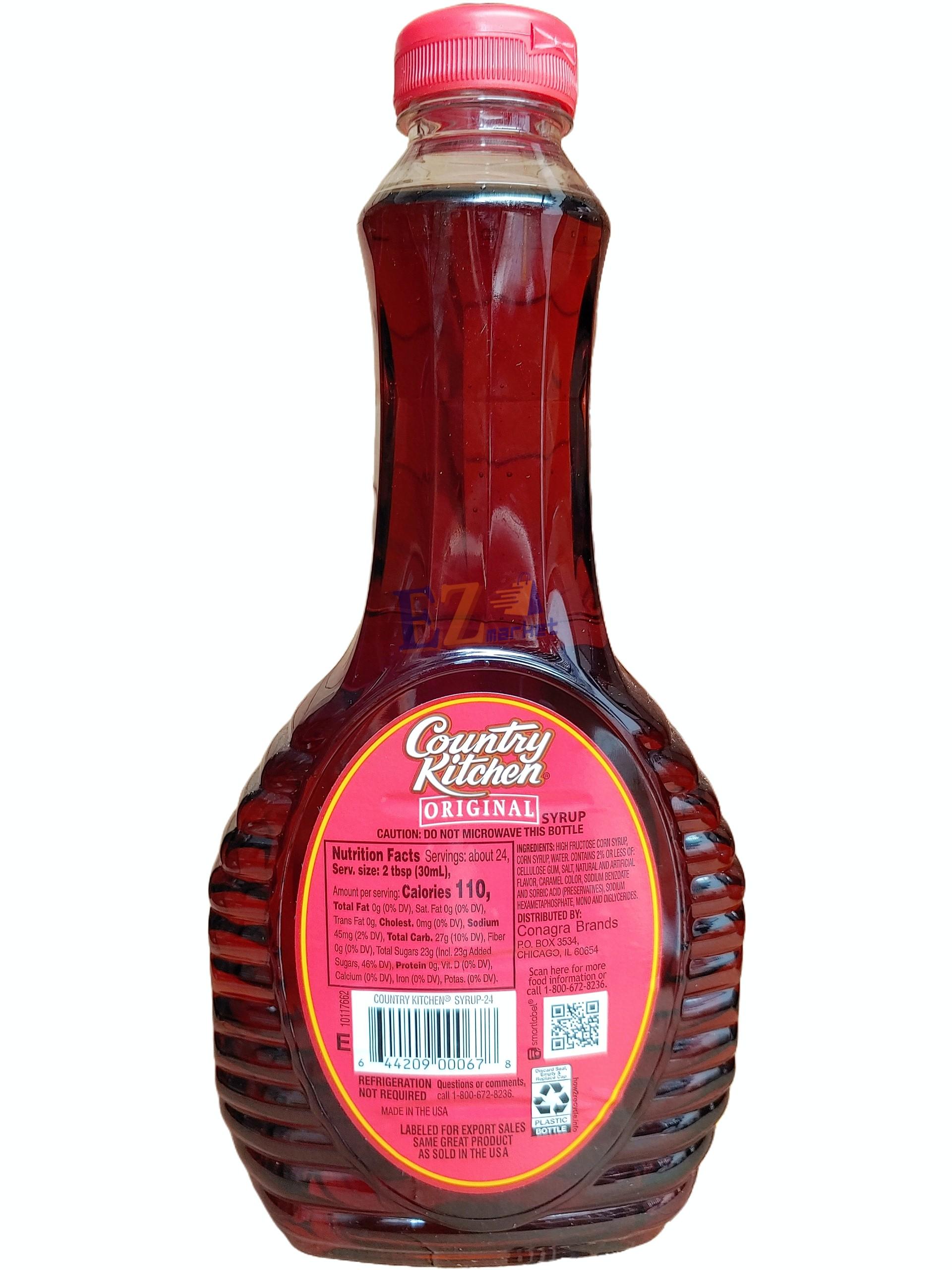 Si rô Nước đường Syrup Country Kitchen Original (Xuất xứ: Mỹ),Date : 31.01.27