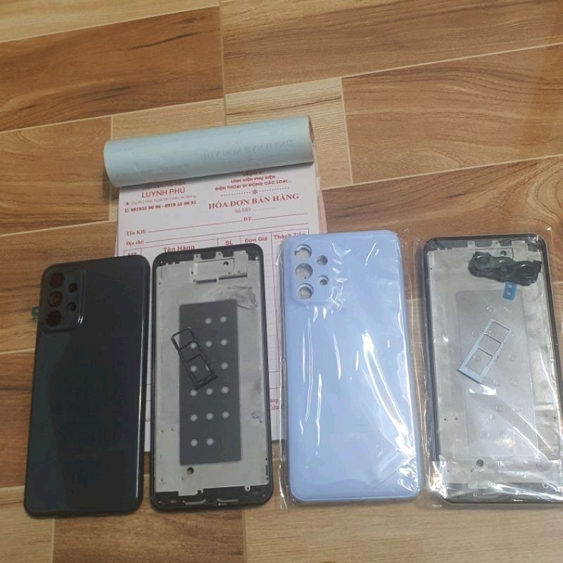 Vỏ samsung A23 5G A236 có khay sim khung sườn