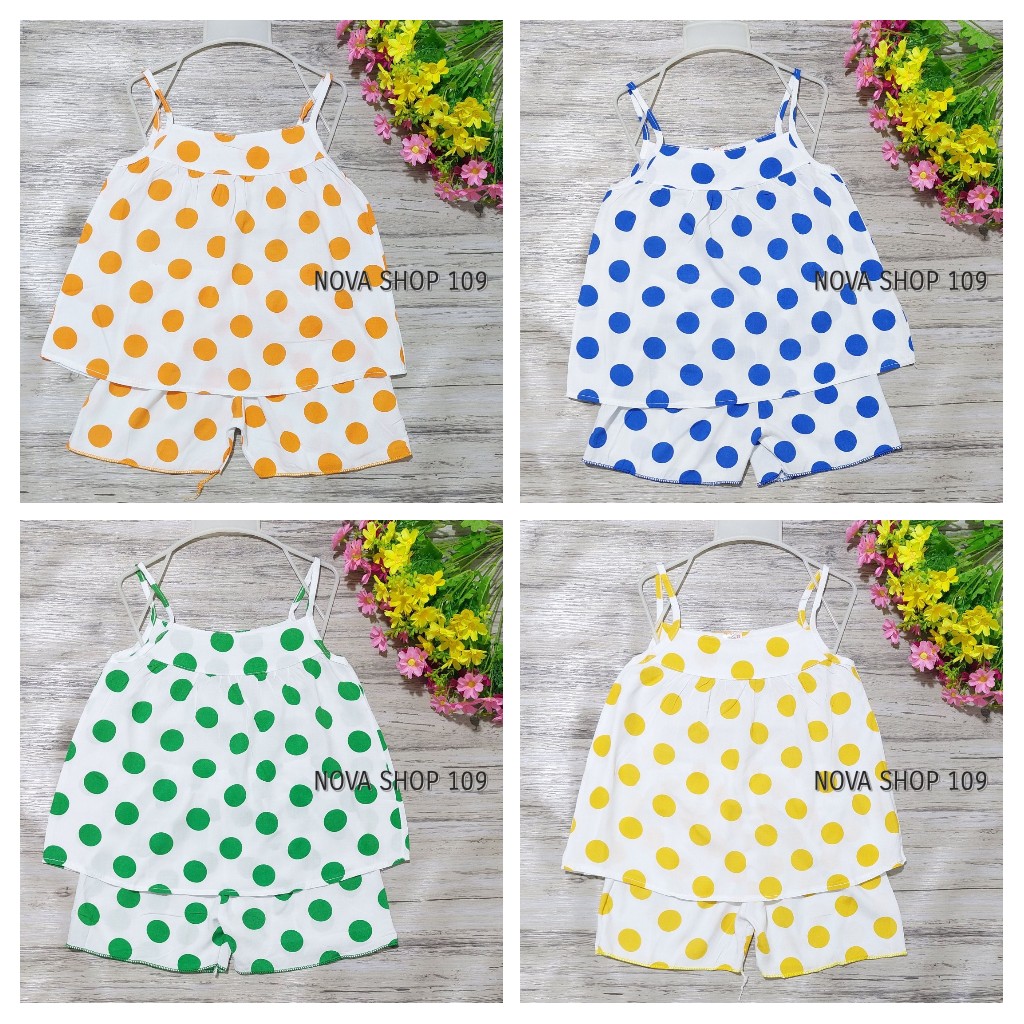 combo 4 Bộ tôn, lanh 2 dây cho bé gái (Tole) Siêu Xinh.