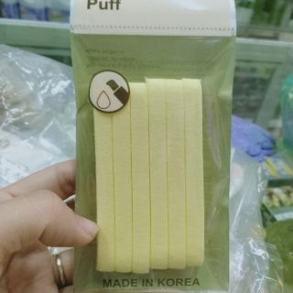 Bọt Biển - Bông nở rửa mặt Round Nbr Hàn Quốc