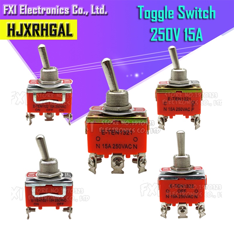 1pcs e-ten1322 e-ten1321 e-ten1221 e-ten1122 e-ten1121 e-ten1021 15a/250v switch miniature toggle switches 1322 1321 1221 integrated circuit