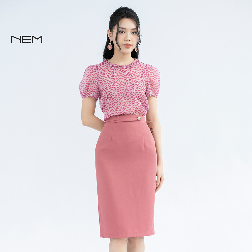 ĐẦM THIẾT KẾ NEM FASHION D18872 ( MẪU CHƯA KÈM HOA TRƯỚC NGỰC)