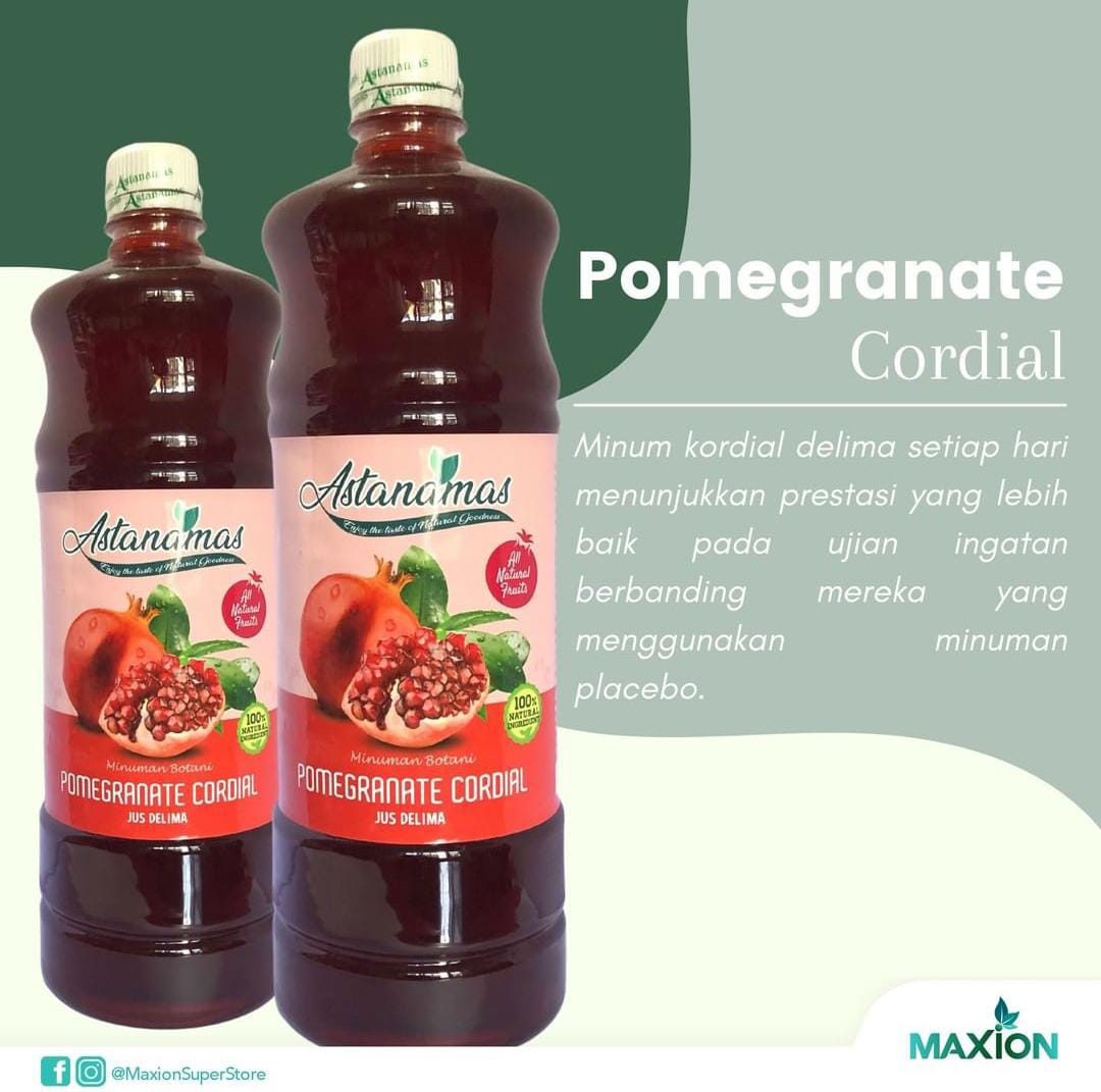 ASTANAMAS POMEGRANATE CORDIAL JUICE-HERBAL EXTRACT JUICE- LITRE