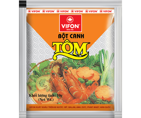 Thùng 480 Gói Bột Canh Tôm VIFON 10g / 1 Gói
