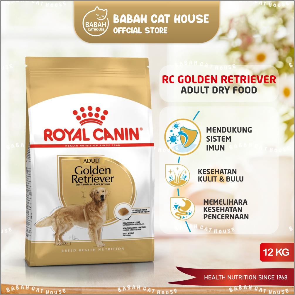 Royal Canin GOLDEN RETRIEVER PUPPY ADULT 12KG RC Dog Food
