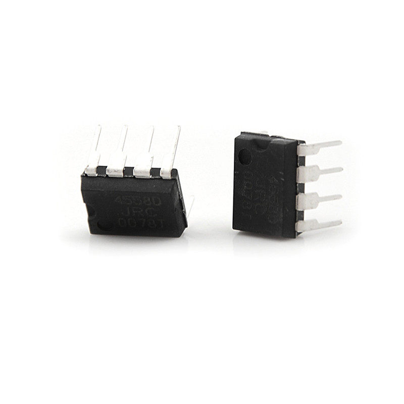 GY 20PCS IC JRC4558D 4558D DIP8 OP AMP DIP8