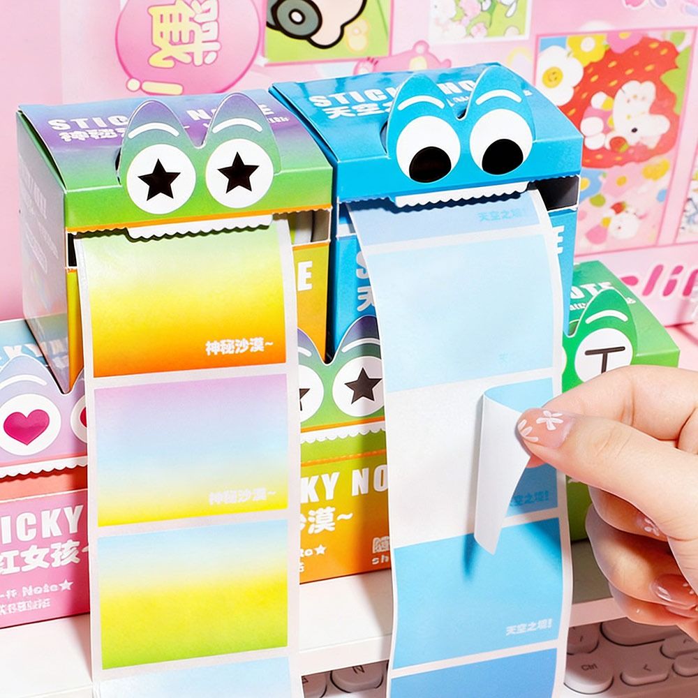 Funny Cartoon Memo Pad Paper Pull Out Design Self-Adhesive Sticky Notes ...
