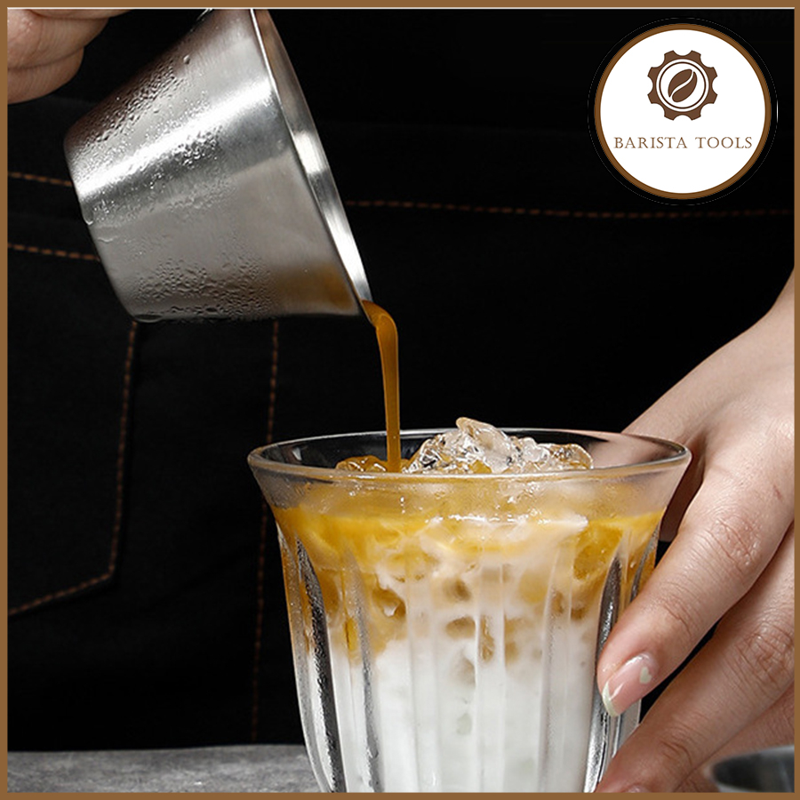 Cốc đong cà phê inox 100ml ( Measuring cup 100ml )  Dụng cụ Barista