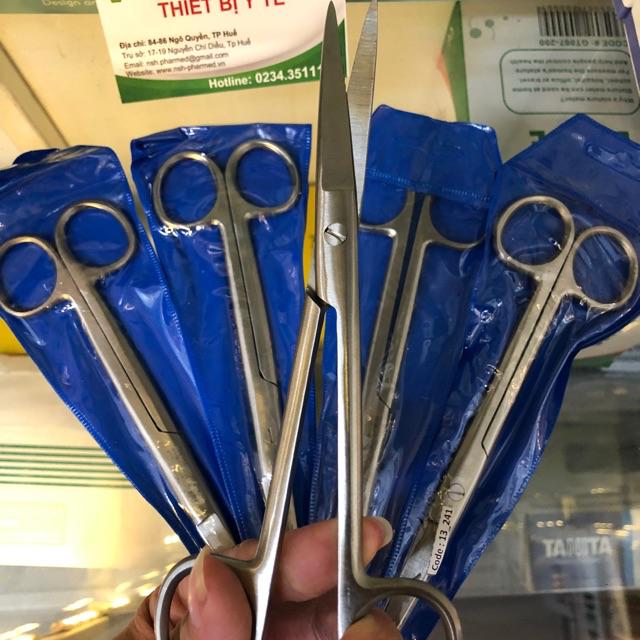Kéo y tế thẳng nhọn siêu bén kéo cắt thuốc cắt băng nhọn 14cm 16cm 18cm Pakistan kéo y tế cắt thuốc thẳng 2 hai đầu nhọn