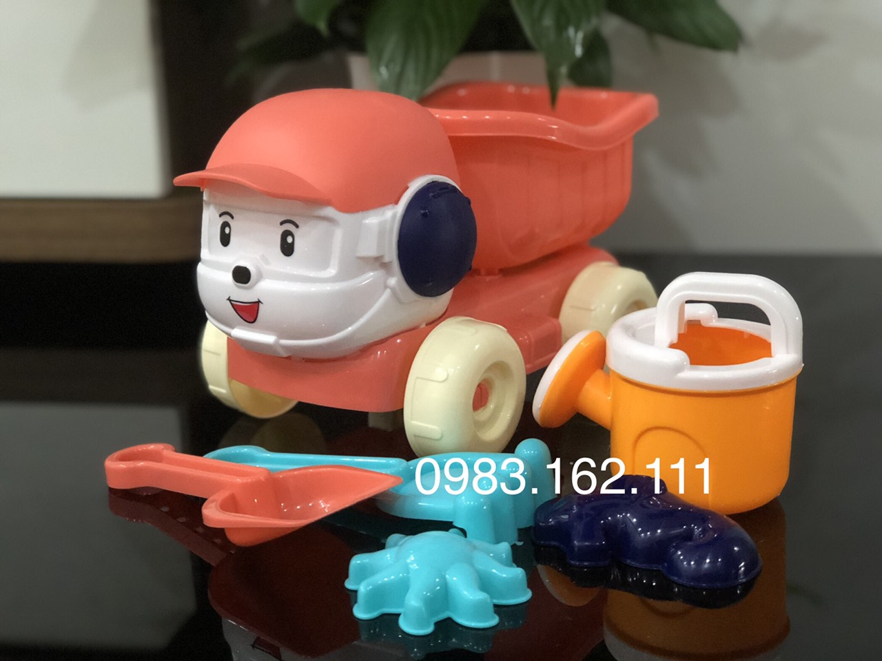 Combo đồ chơi xúc cát hạt muồng đầy đủ cho bé
