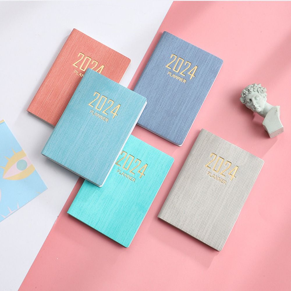 MMLUCK Memo Diary Planner A7 Agenda Planner Diary Notepad Agenda Organizer A7 Schedule Planner 60 Sheets Work Plan Business Notebook