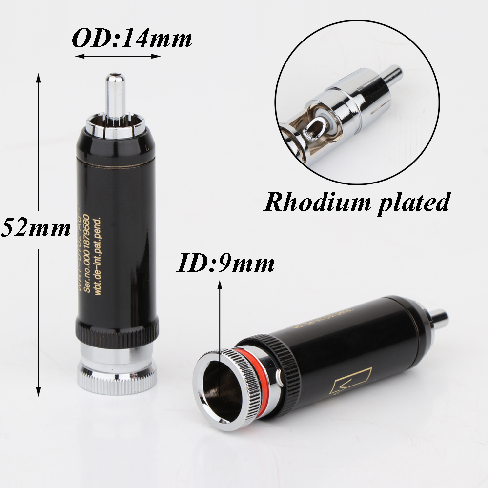 01 JACK RCA WBT - Đường kính 9mm Cao Cấp