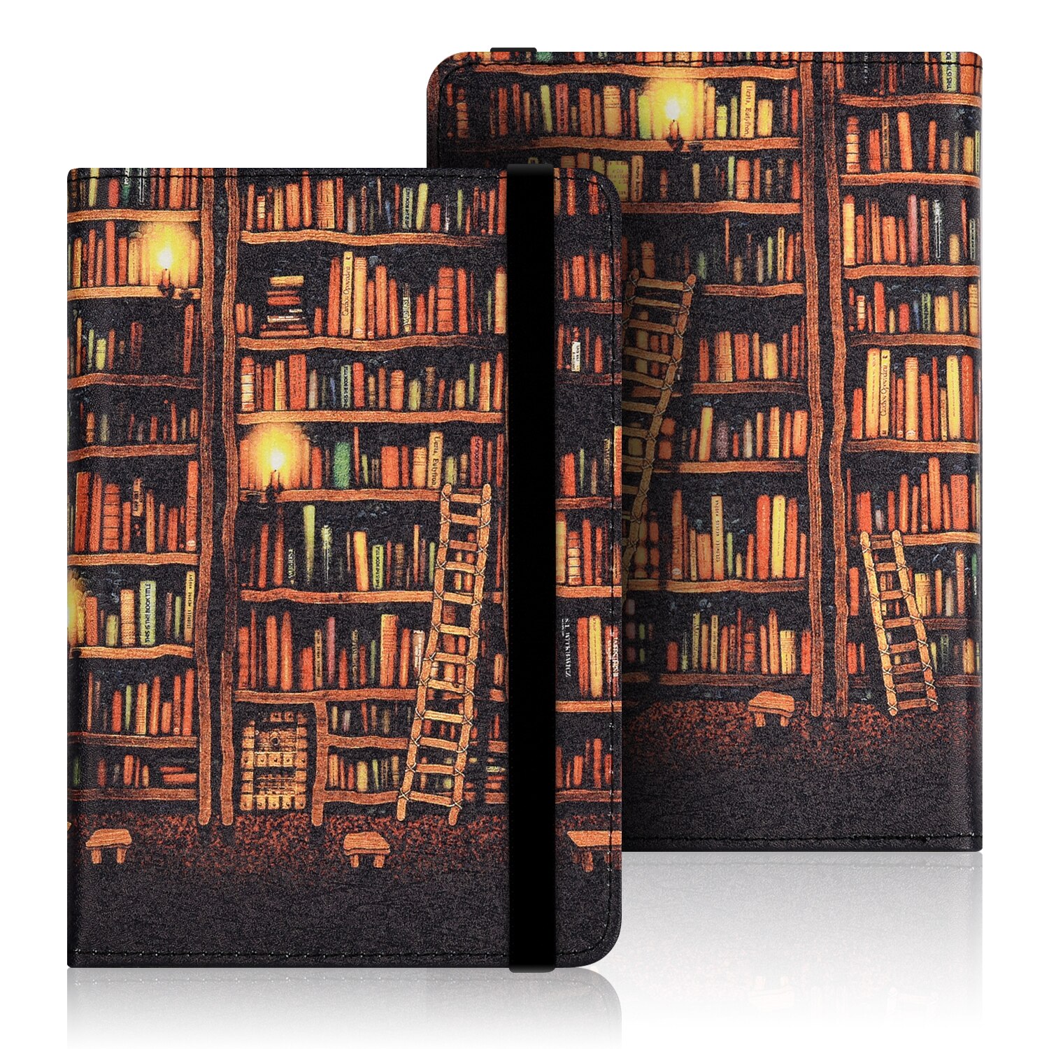 Universal 6 Inch E-Book Case With Hand Strap For Kindle Paperwhite Painted Cover For Kobo Protective Slimshell
