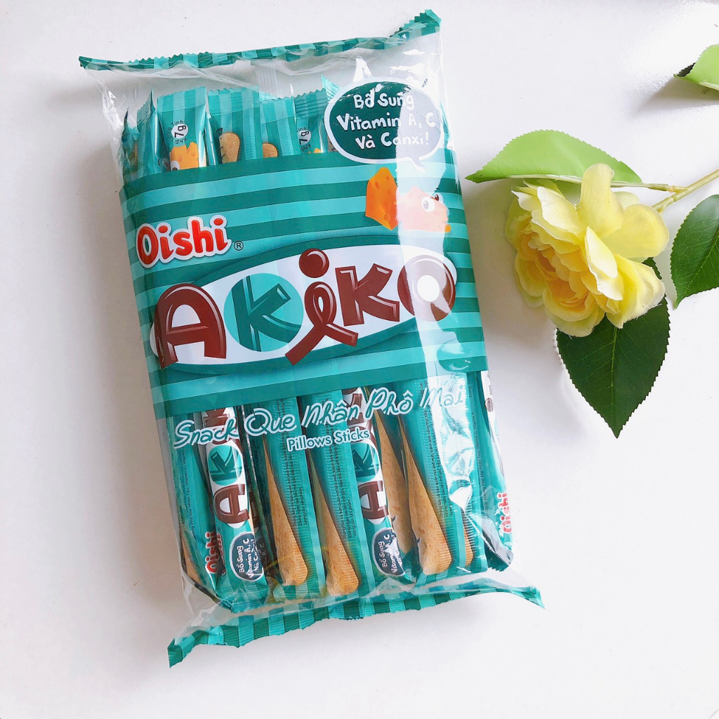 Bánh snack que Akiko oishi đủ vị