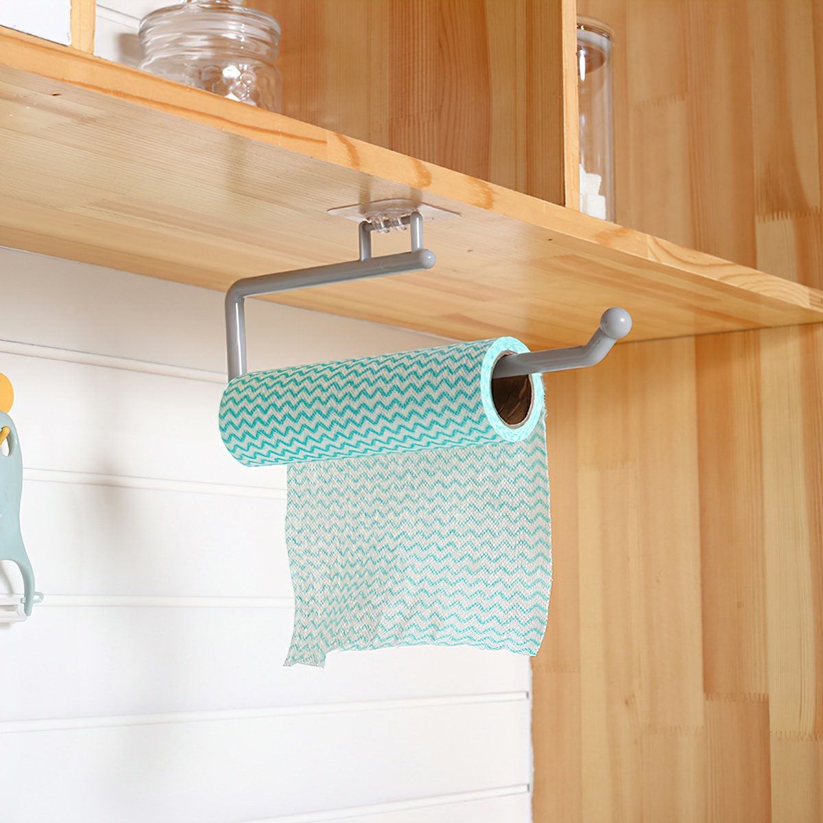 Kitchen bathroom practical paper plastic tissue roll holder