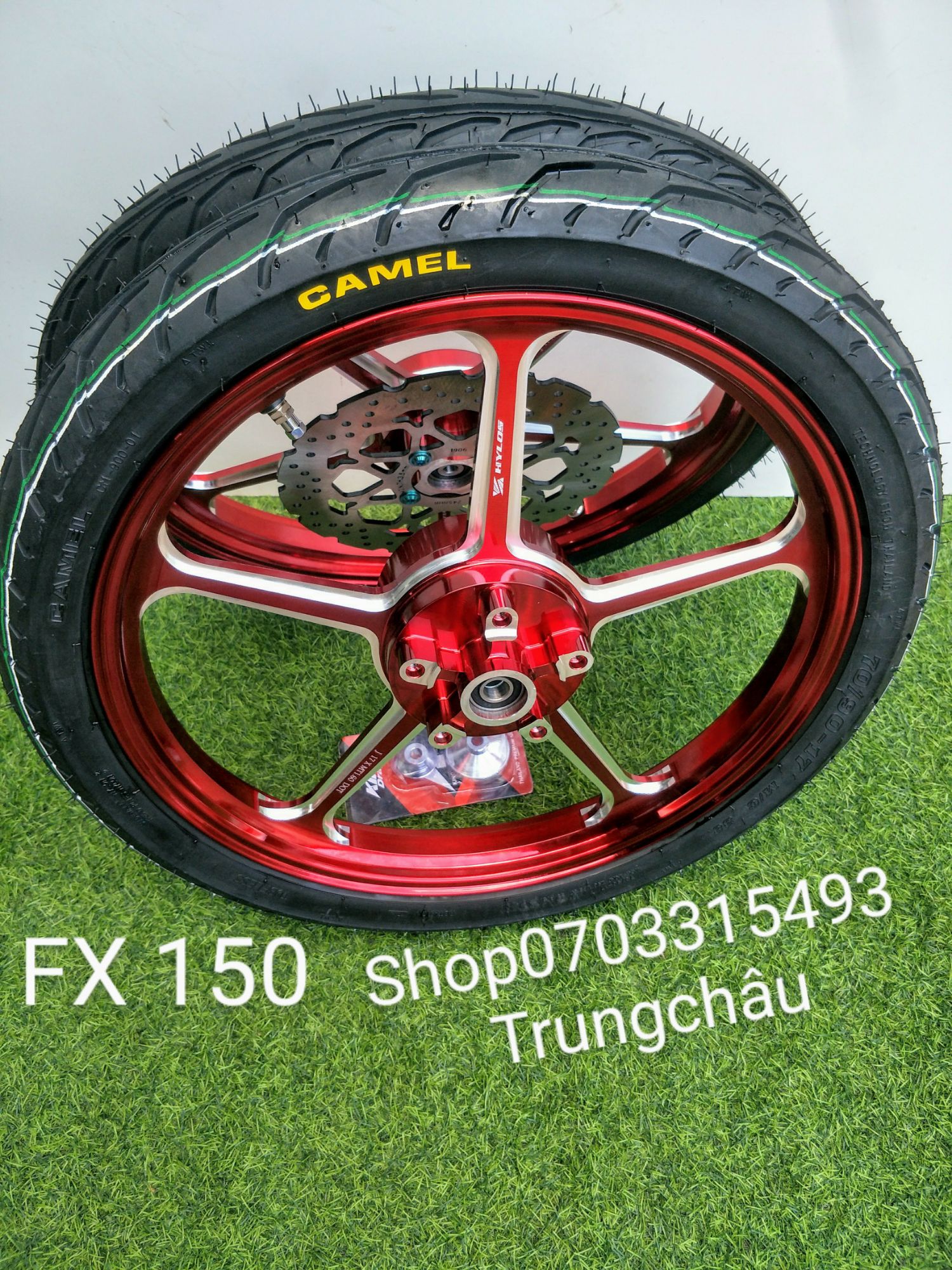 [HCM] CẶP MÂM CNC FX 150 KÈM ĐĨA TRƯỚC CANH NHÔM FULL VỎ KO RUỘT CAMEL 60.70 GẮN NHƯ RIN