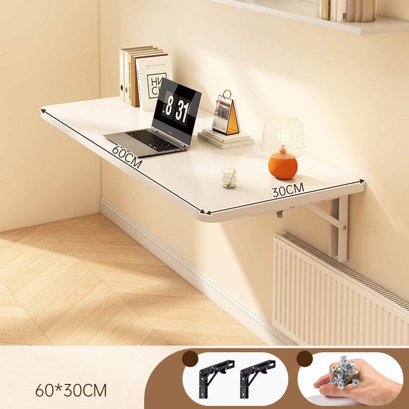 Foldable desk wall wall-mounted folding table wall-mounted study table balcony wall-mounted suspended wall side table