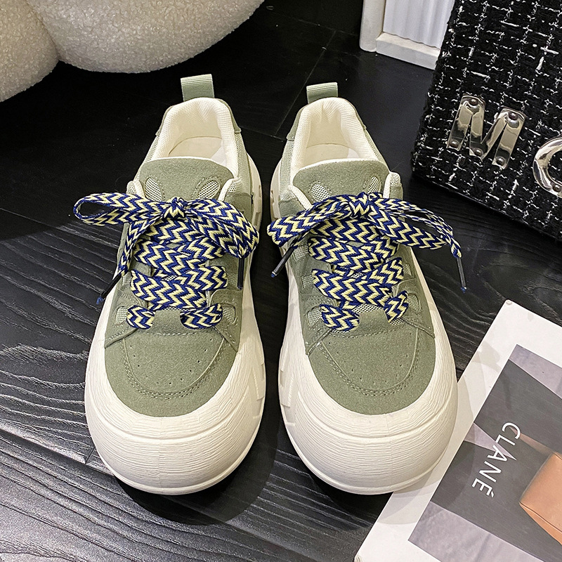 48H AFTER Thick-soled white pink canvas board shoes women's ins trendy new versatile casual sports shoes