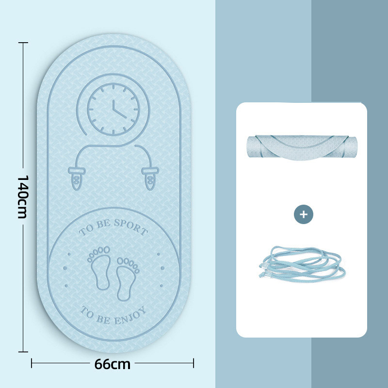 Kai Si Ke Indoor sports shock-absorbing yoga mat, soundproof, shock-proof, thickened, non-slip, silent indoor fitness yoga mat