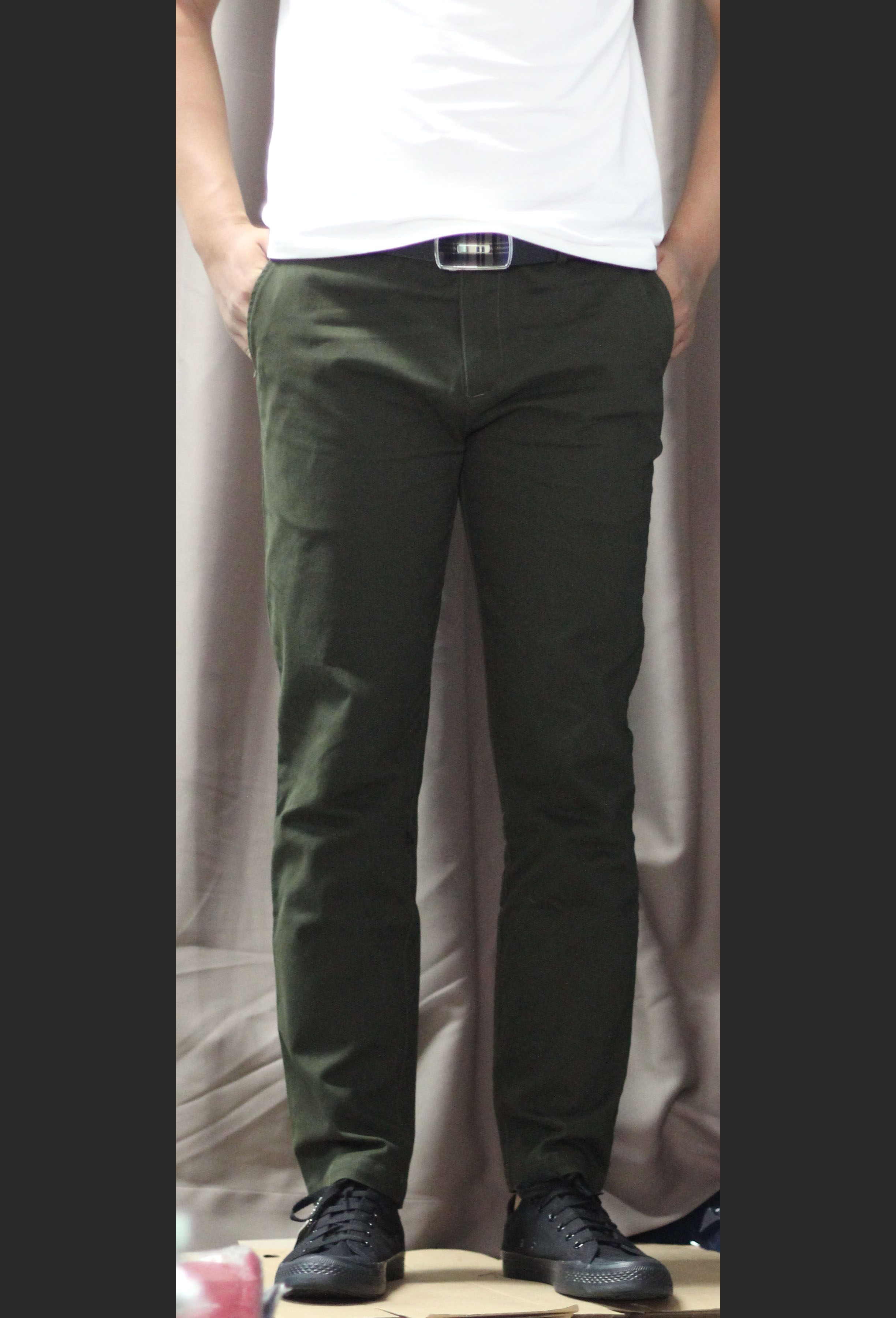 Kaki dài xanh rêu nam