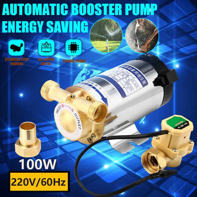 EURORECAR Booster Pump 220V 100W/150W/260W Electronic Utomatic Booster