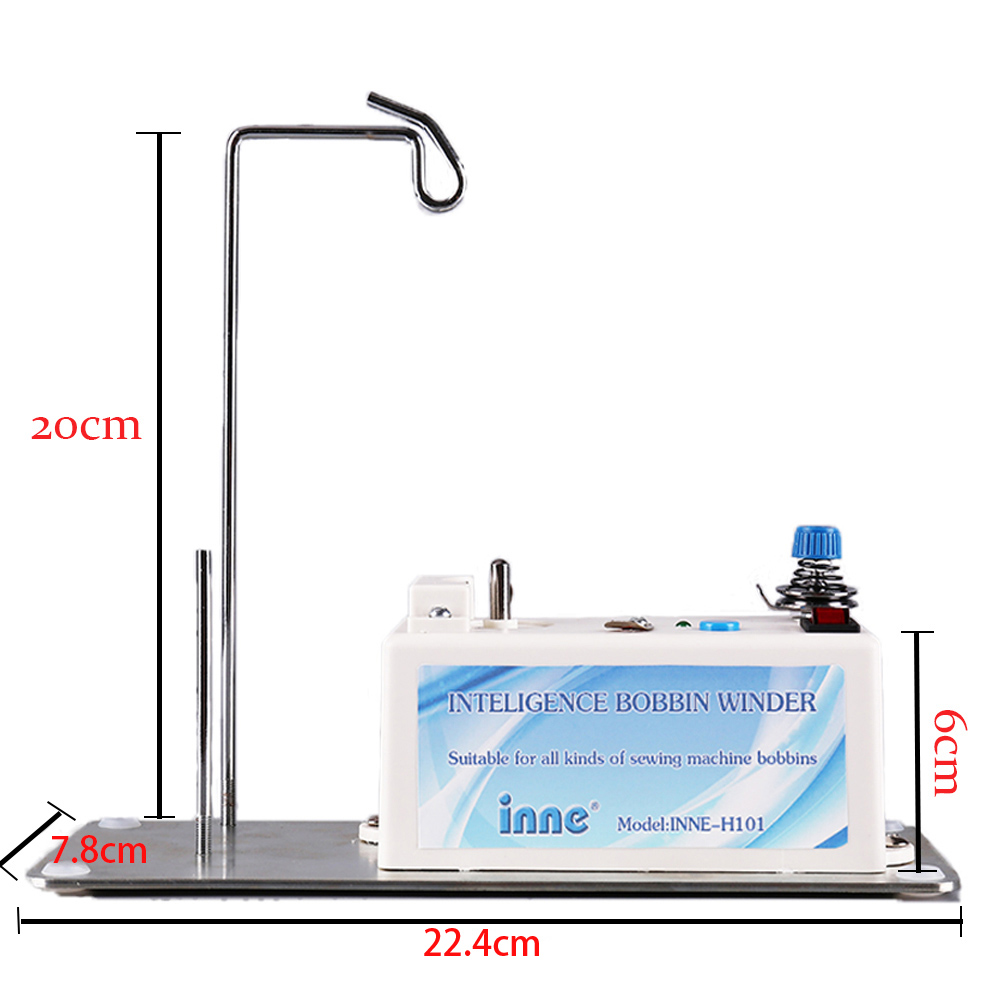 Sewing Machine Intelligent Bobbin Winder Electric Automatic Thread Stand Accessories Tool Universal Assistant Set.
