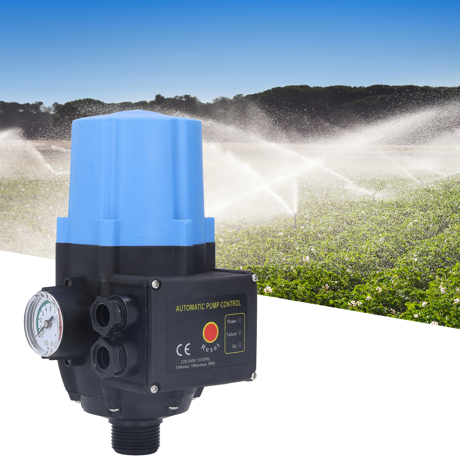 Water Pump Pressure Control Switch Regulable Electronic Controller Regulable Hard Shell for Jet Pump for Garden Pump