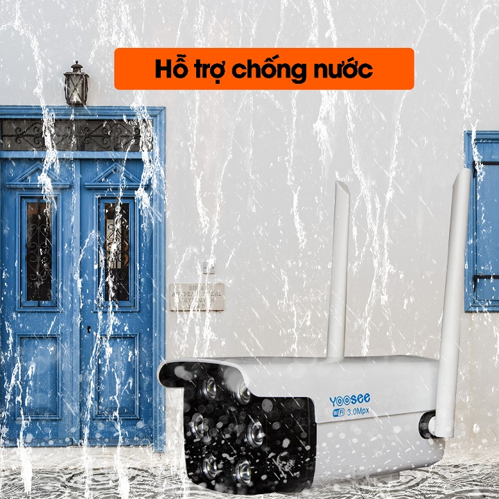 Camera Ngoài Trời 2.0 Yoosee Chống Nước Đàm Thoại 2 Chiều