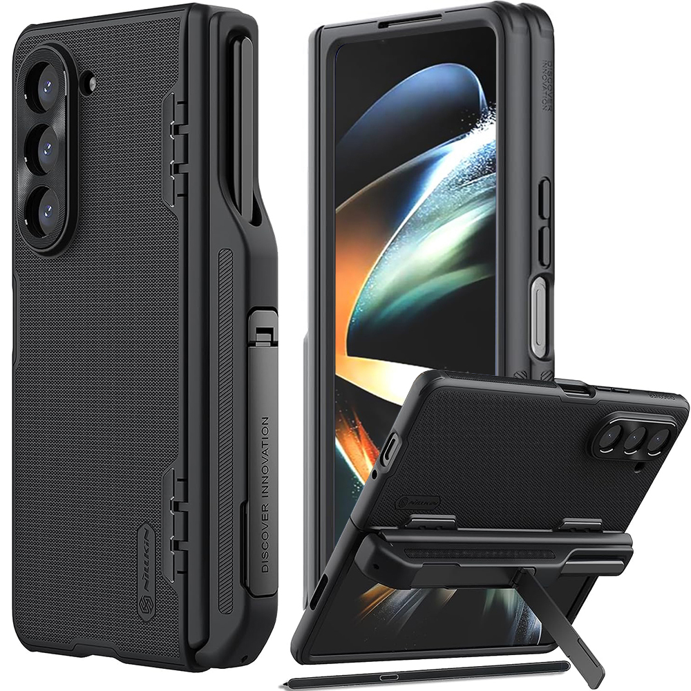 Z Fold 5 Case With Pen,hinge Protection Shockproof Case For Samsung Galaxy Z  Fold 5 With S Pen Holder&screen Protector
