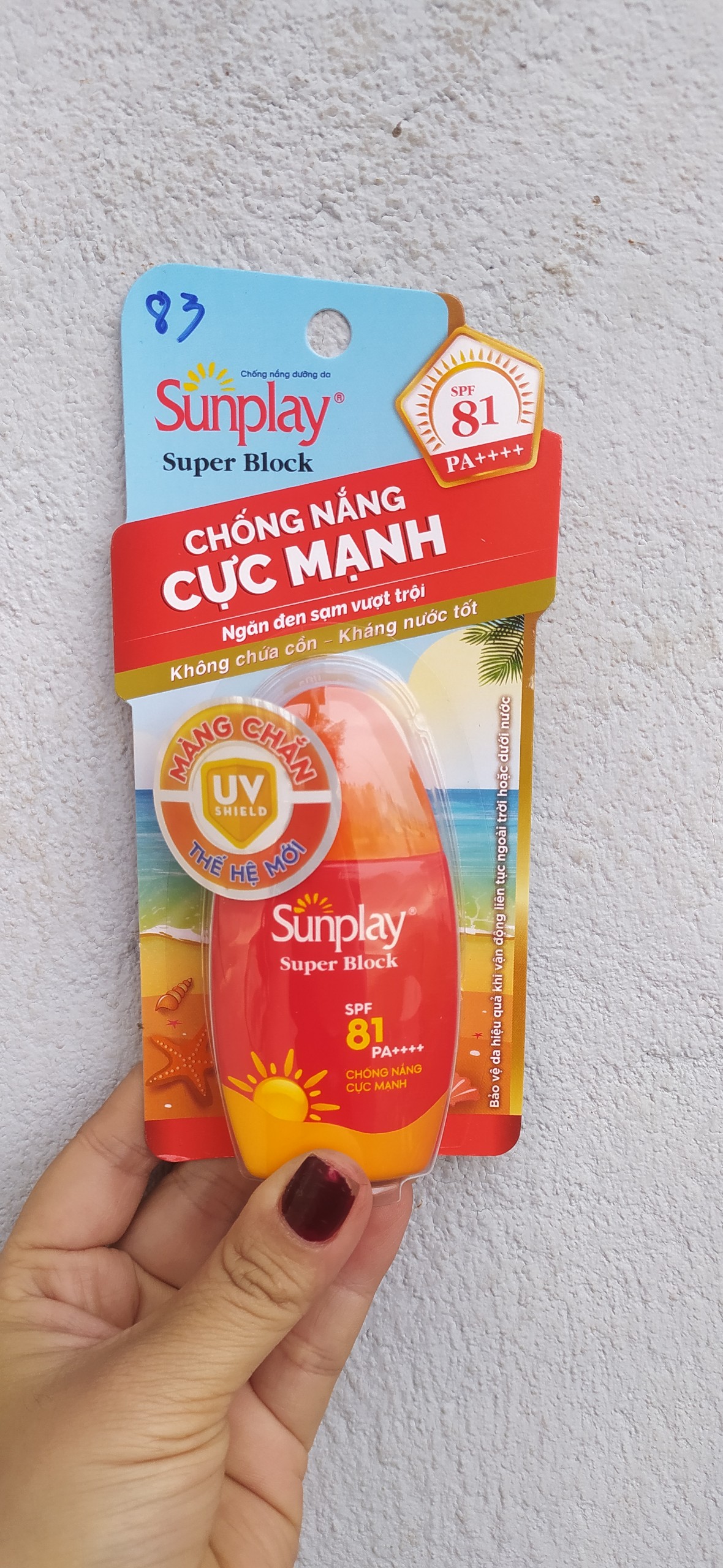 SỮA CHỐNG NẮNG Sunlay Super block SPF 81 - 30g