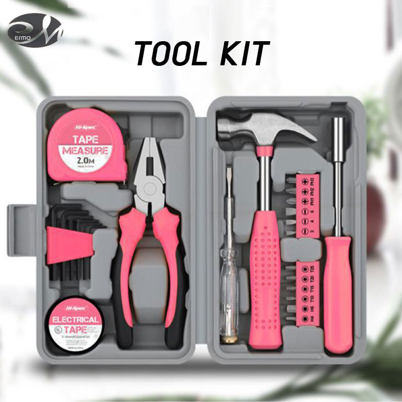 ERMO Hộ gia đình công cụ thủ công Set, điện dụng cụ bảo trì Set, hộ gia đình ô tô đa năng kết hợp hộp công cụ Set