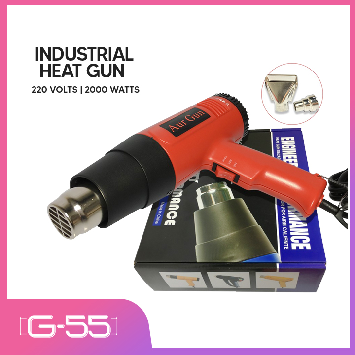 INDUSTRIAL HEAT GUN 2000WATTS (HEAVY DUTY) Hot Air Plastic Sealer