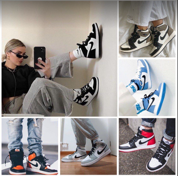 Giày thể thao Jordan 1, giày sneaker JD đen panda cao nam nữ loại đẹp thumbnail