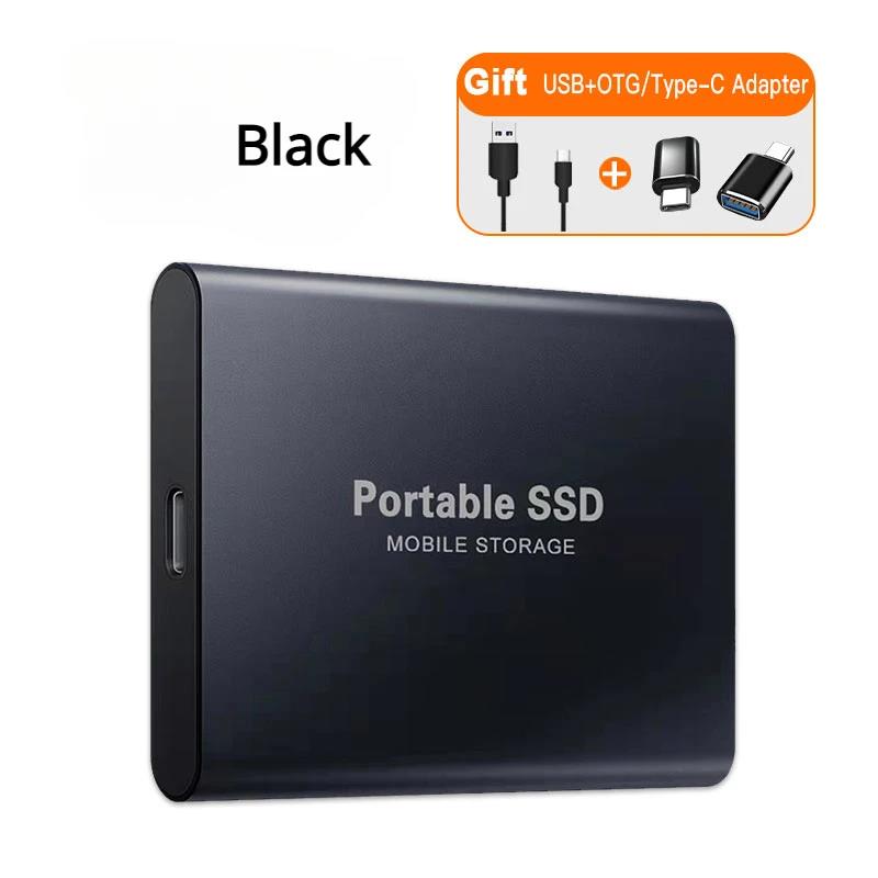 Portable SSD 1TB/2TB External Solid State Drive USB 3.0/Type-C Hard Disk High-Speed Storage Device For Laptops/Desktop/Mac/Phone.