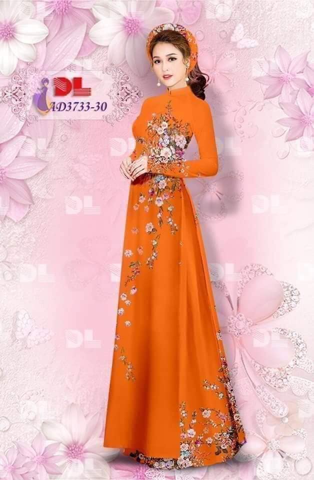 Áo Dài May Sẵn In 3D