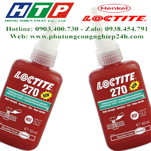 Keo 270 - 50ml khóa ren màu đỏ