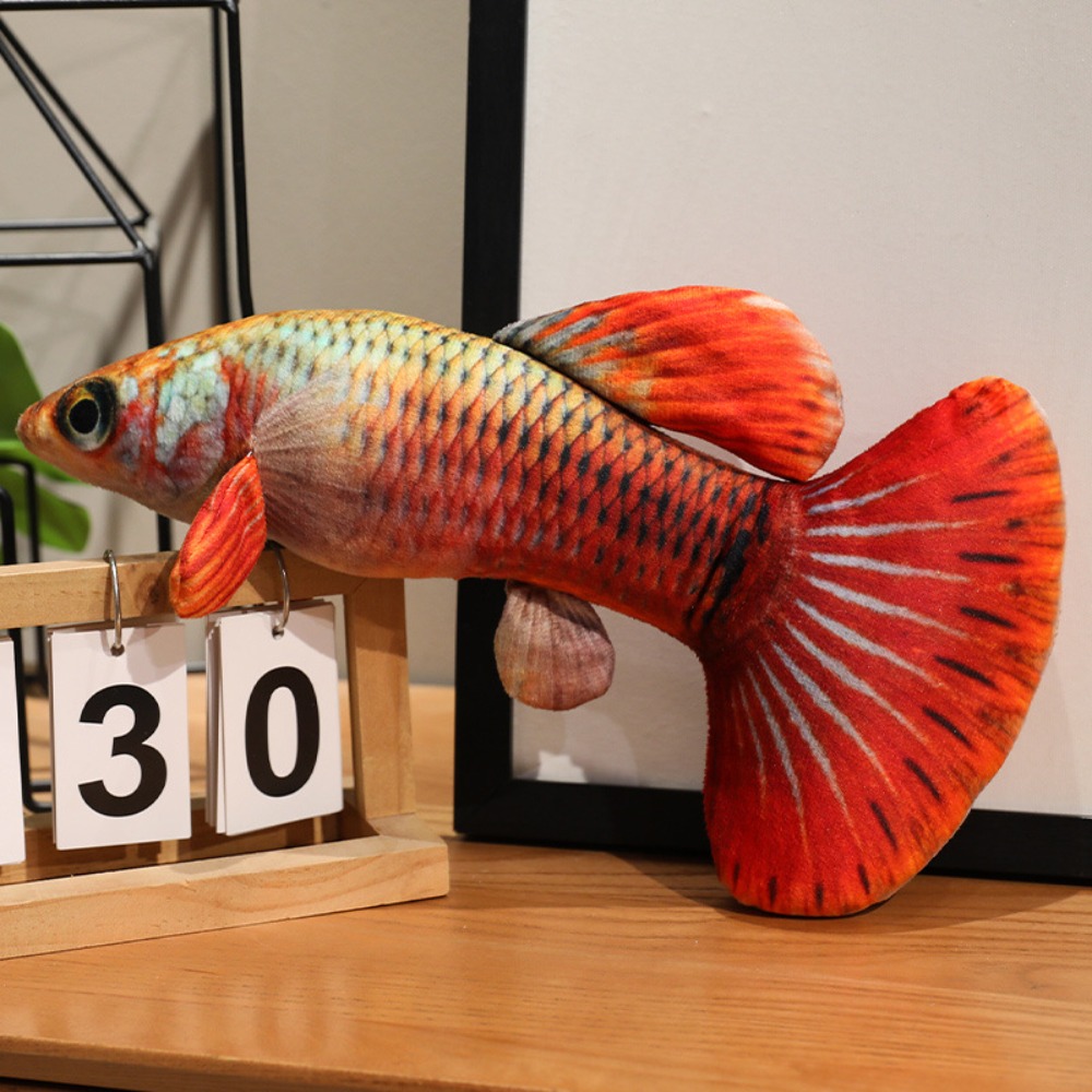 Doll Fish Fish Stuffed Doll Stuffed Animal Simulated Guppy Plush Toys Hugging ...