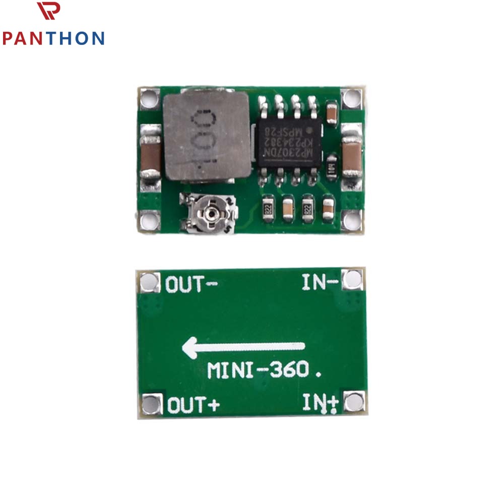PANTHON 3A DC-DC MINI360 step-down conversion module step-down board adjustable output green