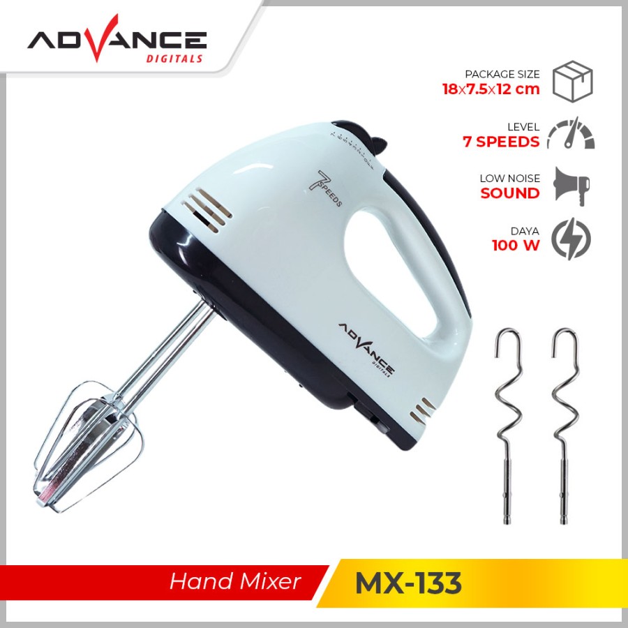 Hand Mixer Advance MX133 Garansi Resmi Advance 1 Tahun Lazada Indonesia