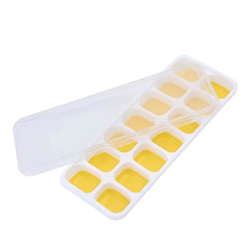 Khay làm đá 14 ô silicon có lắp đạy