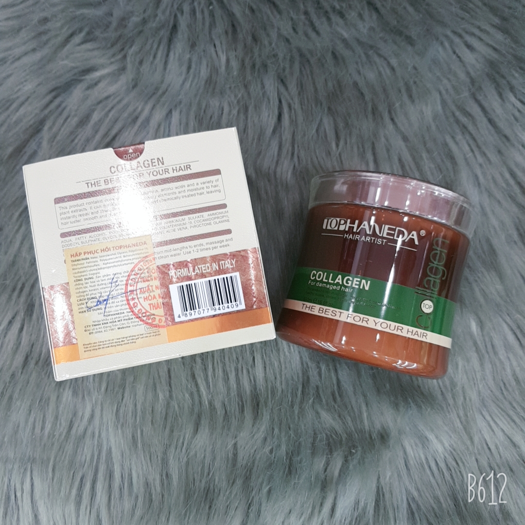 Hấp haneda colagen phục hồi tóc hư tổn