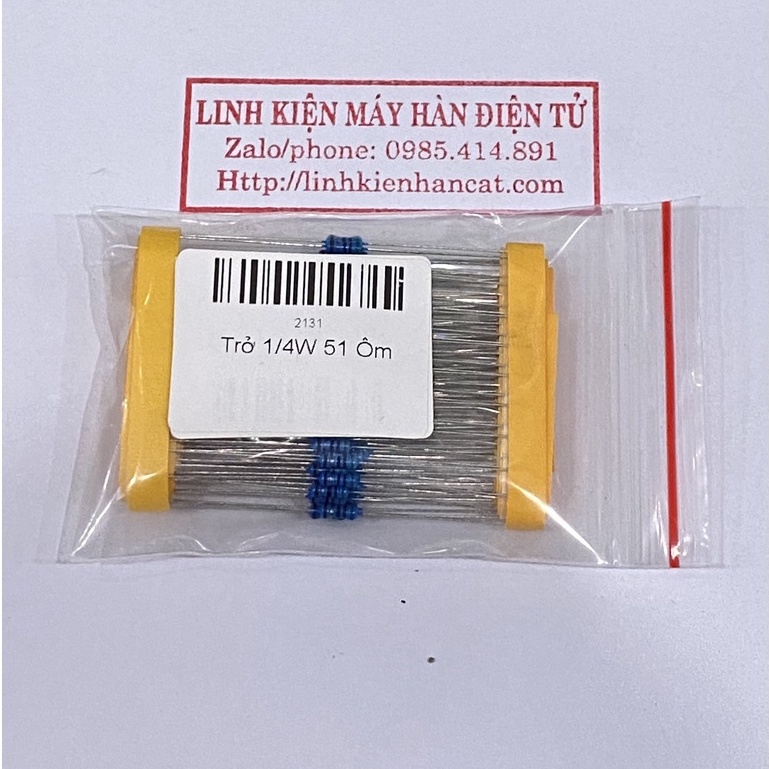 100 trở 1/4w 51 ôm