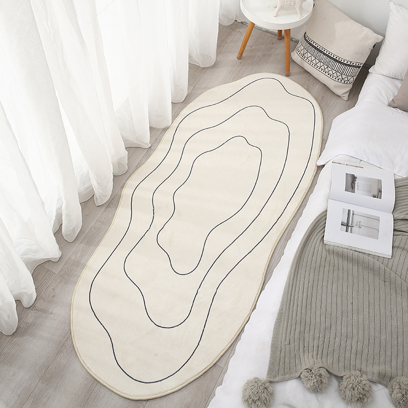 Modern INS Style Floor Bed Bedside Blanket Door Bedroom carpet Area Anti Slip Living room rugs Long Rectangle Computer Chair Home Decor