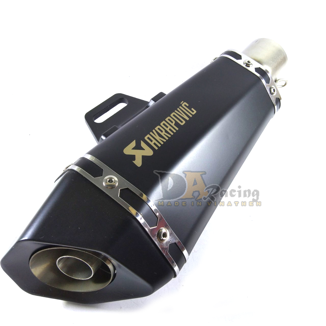 Pô Akrapovic đùi gà cao cấp [MÀU XÁM BẠC,ĐEN, TITAN]