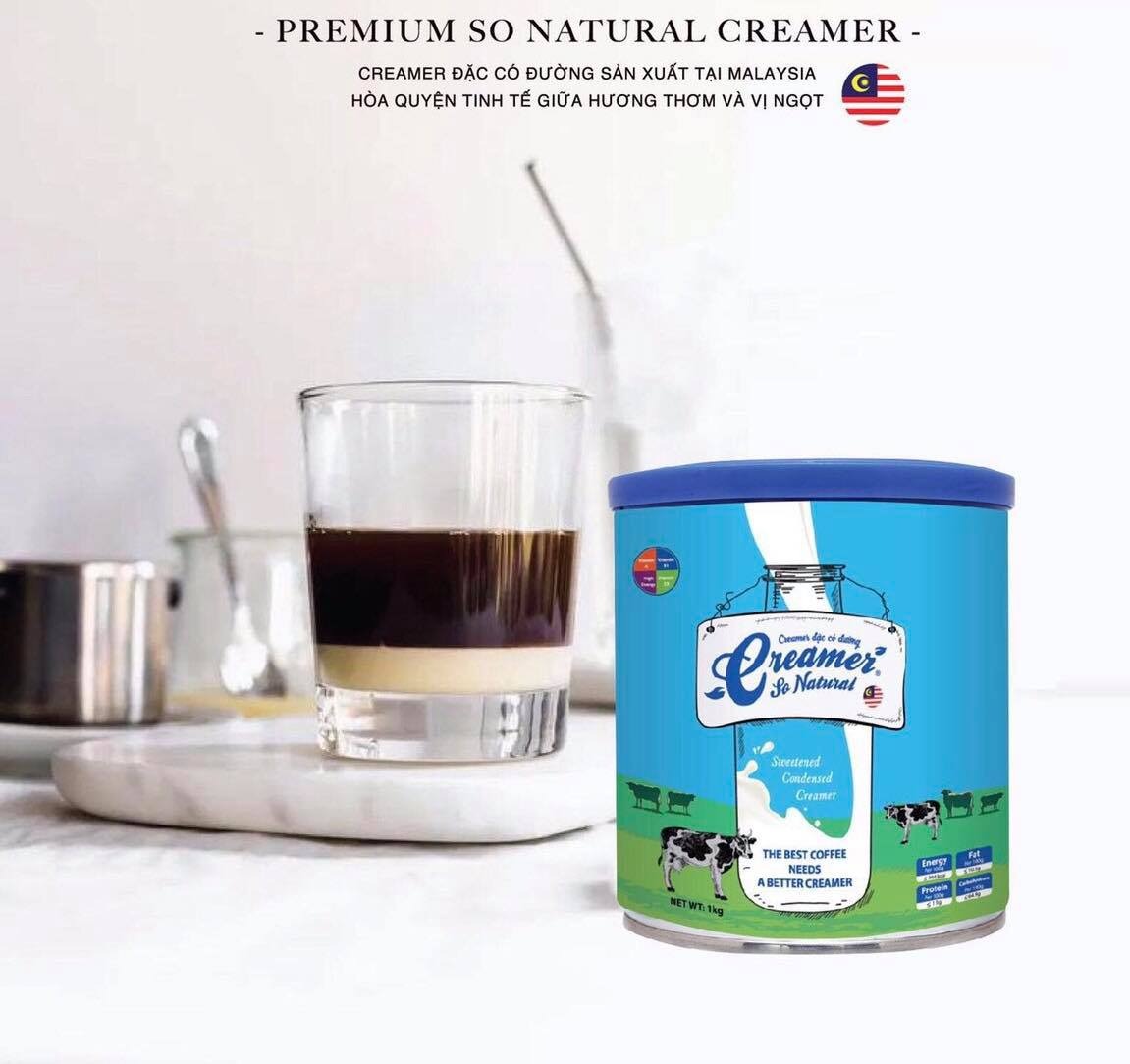 Sữa đặc suối nguồn So Natural lon 1kg