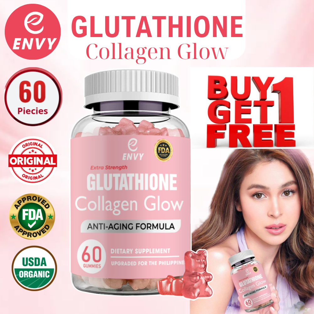 【BUY 1 GET 1】 ENVY GLUTATHIONE COLLAGEN GLOW Original Glutathione ...